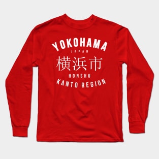 Yokohama City Japan Vintage Long Sleeve T-Shirt